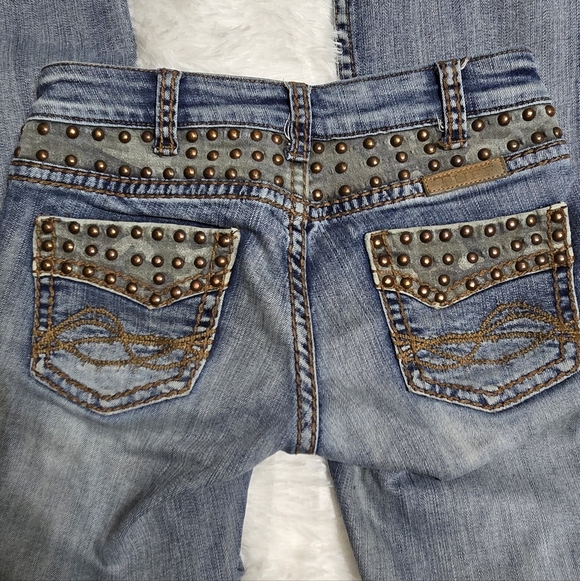 Cowgirl Tuff Denim - Cowgirl Tuff Light Blue Straight Leg Jeans